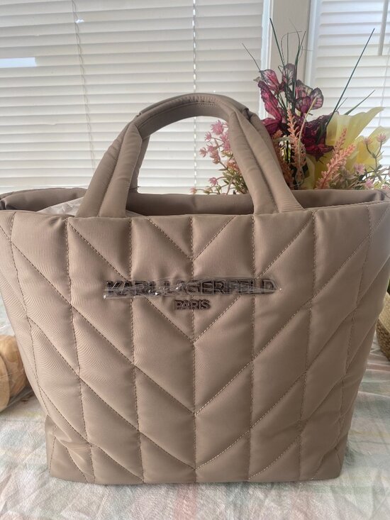 Karl Lagerfeld Handbags - Karl Lagerfield Quitled Tote Bag